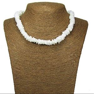 White Puka Shell Necklace
